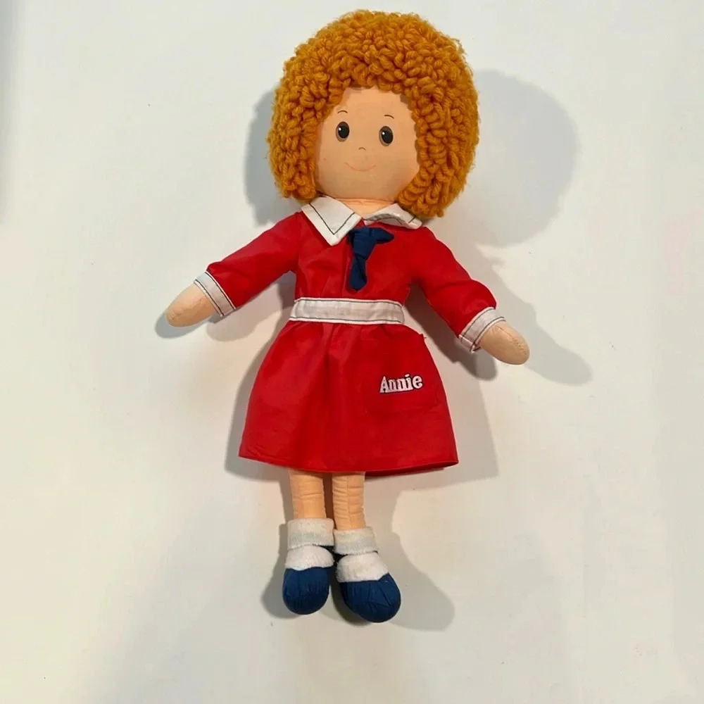 Little Orphan Annie - 15” tall, doll, stuffed, 80s‎